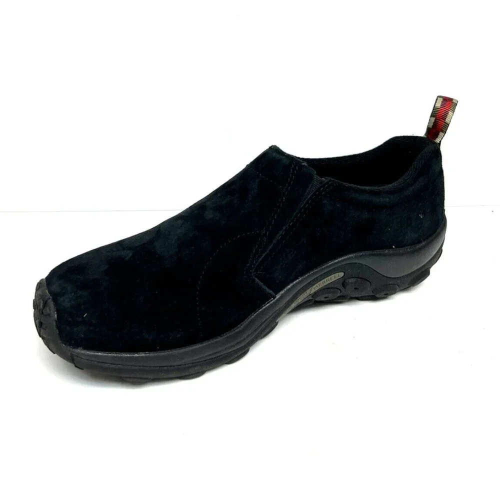 Merrell Mens Jungle Moc Slip On Black Size 12 M